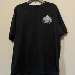 Nike Shirt Men's XL Black Short Sleeve Graphic Sportswear Colorful